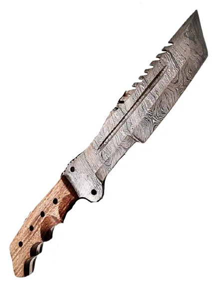  Красивый Походный нож-трекер из дамасской стали для охоты и кемпинга 14 0 дюймов с ручкой розового дерева кожаным футляром