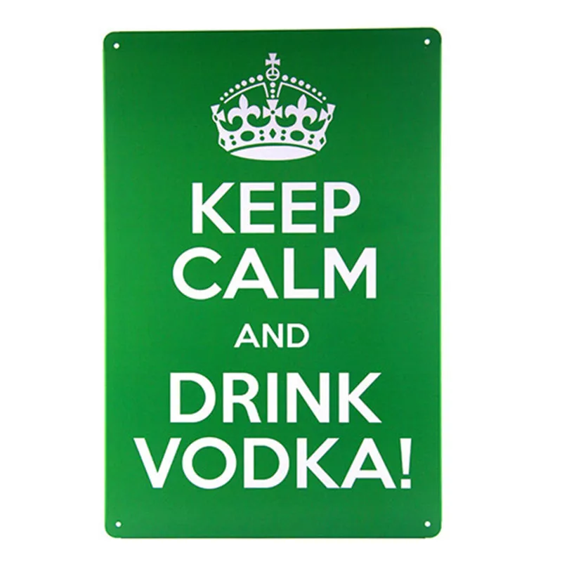 New Fashion Beer Bar Pub Art Wall Decor Plate Wine Bottle Signs Vintage Drink Beer Metallic Tin Signs