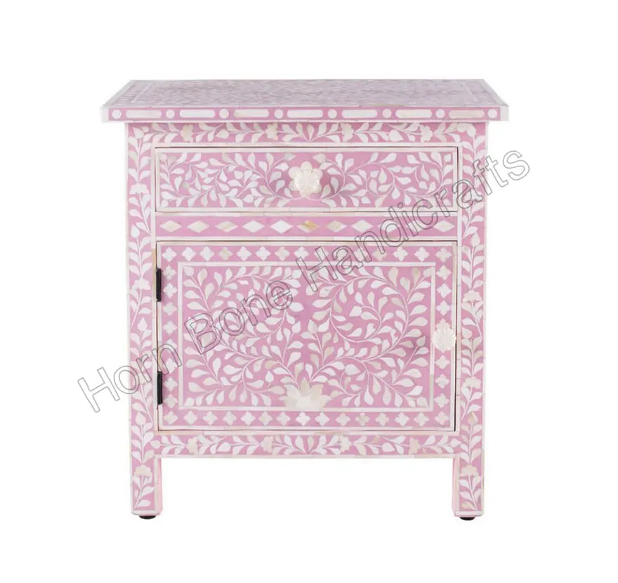 Luxury Handmade Mustard Color Modern Bone Inlay Chest of Seven Drawer For Bedroom/ Living Room/ Luxury Bone Inlay Home Interior