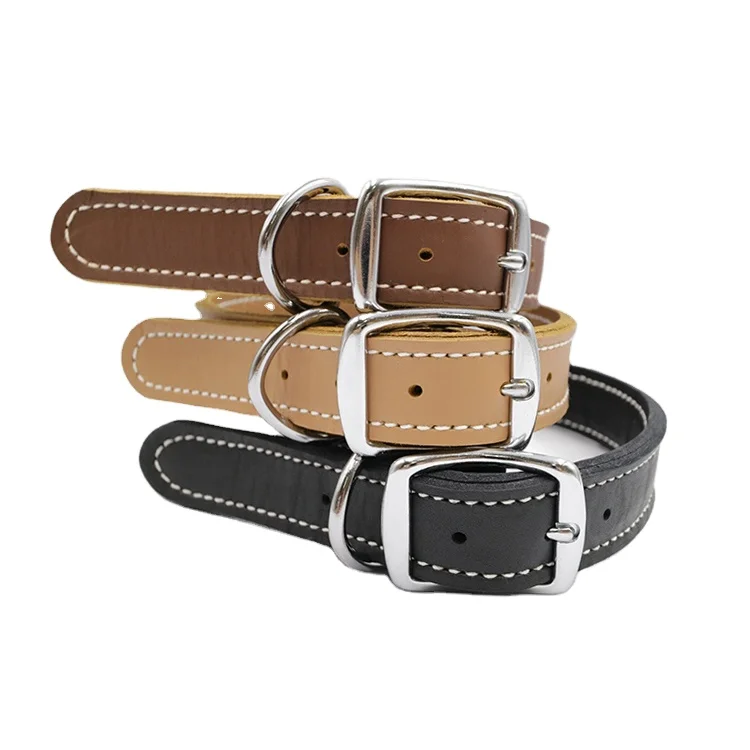 Аксессуары из воловьей кожи для ухода за домашними животными толстый воротник