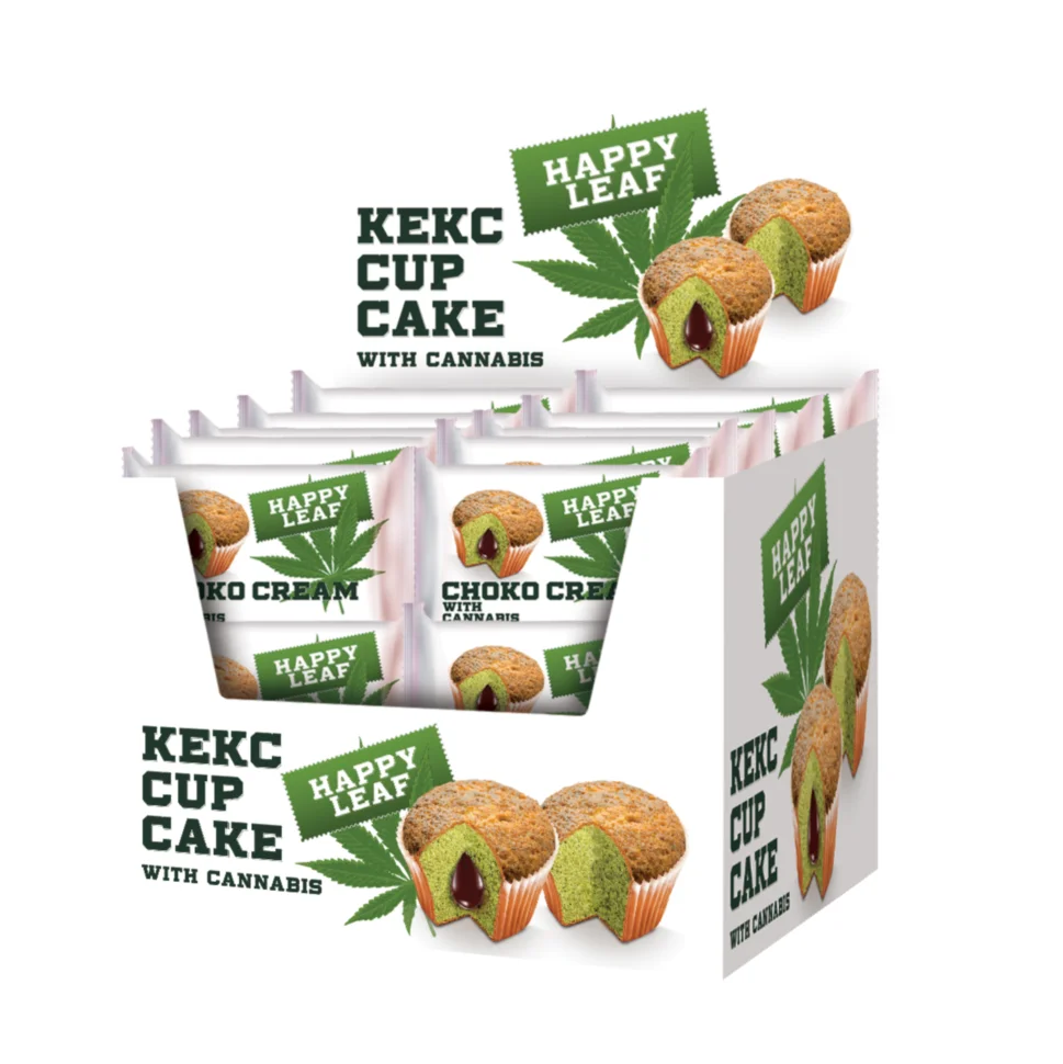 chocolate cream cannabis cupcake muffin