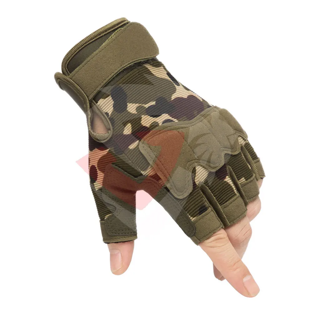 Удобные механические тактические и охотничьи перчатки из дышащего материала