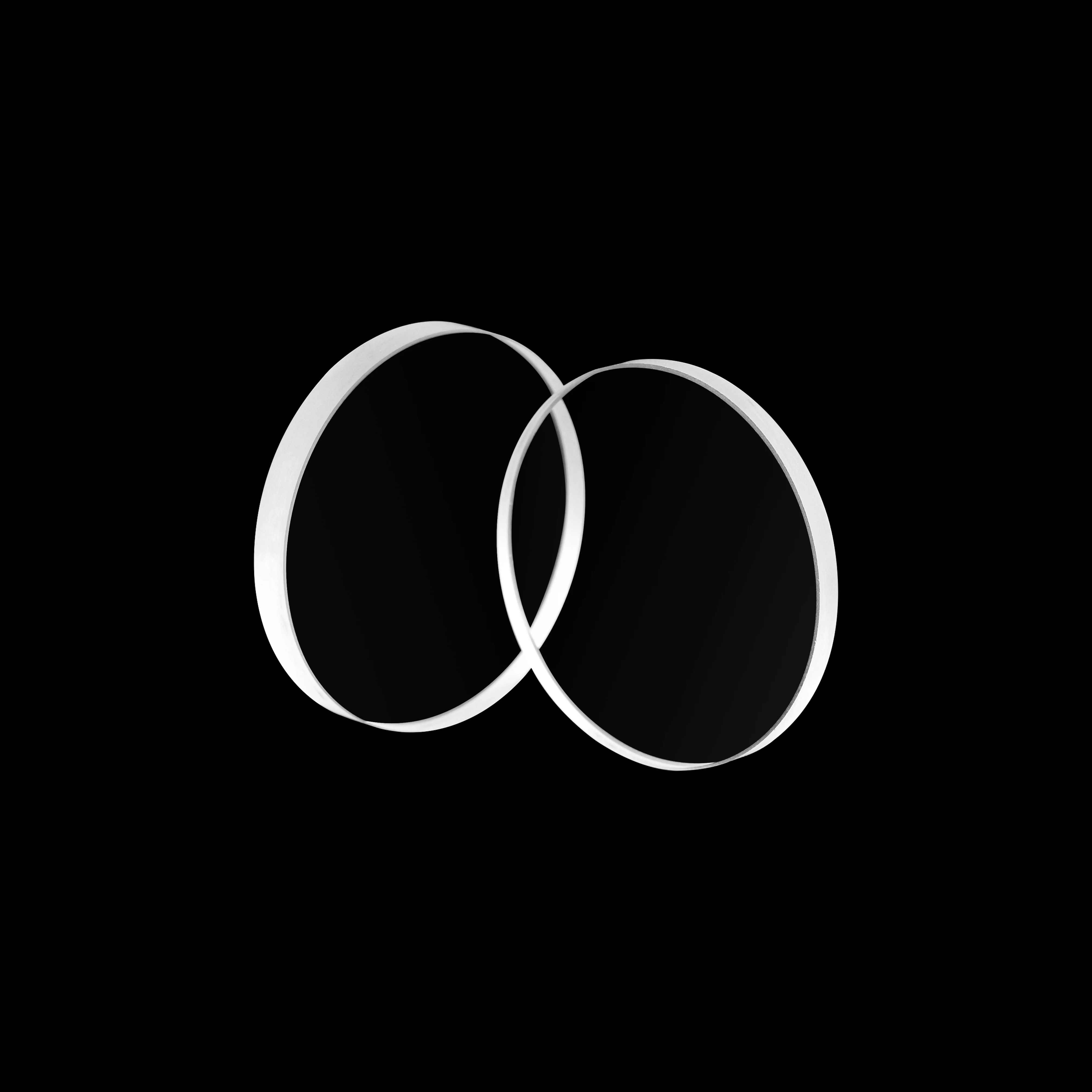CaF2 (calcium fluoride) optical infrared round window used on spectrometer