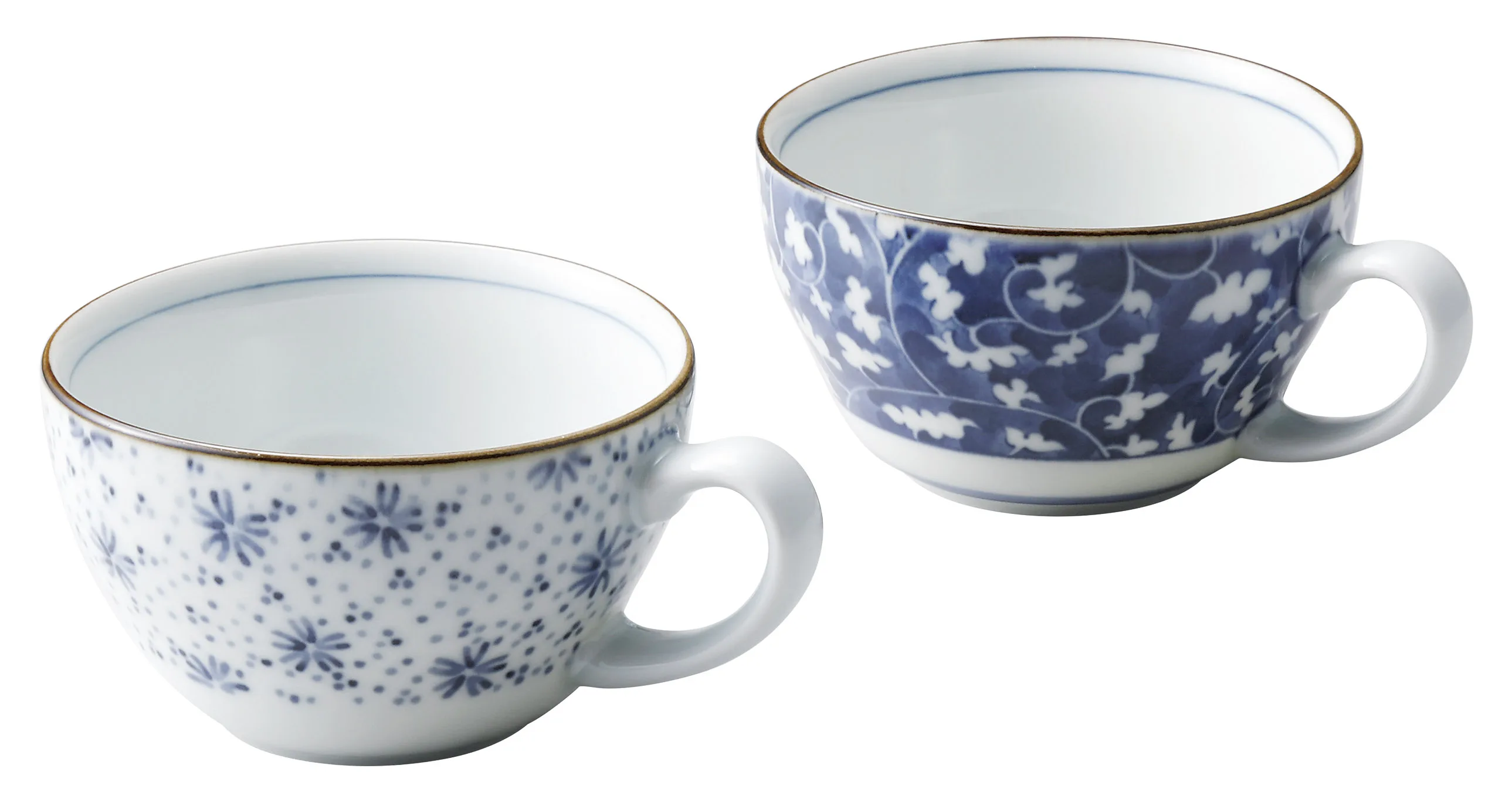 
Mino Ware Ceramic Japanese Afternoon Tea Cup With A Red Flower Design 