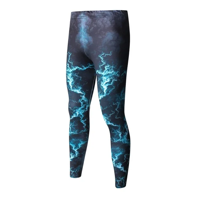 Men Compression Tights / Hot Sale High Quality Sublimation  Breathable Men High Wasted Compression Leggings