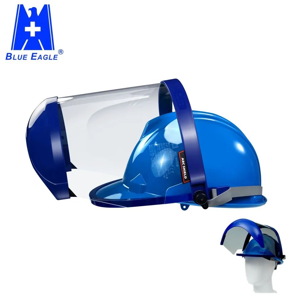 Blue Eagle anti impact workplace arc flash industrial face shield