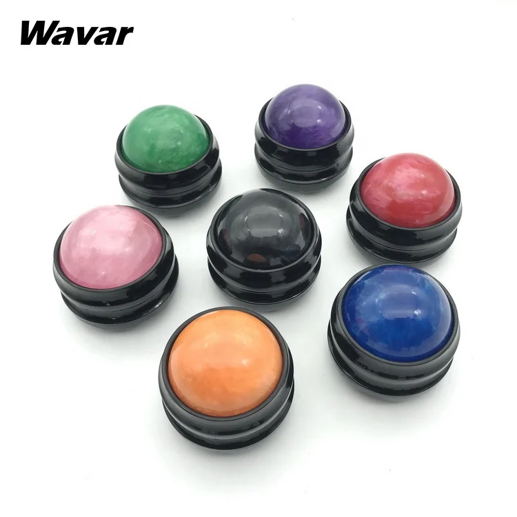Manual Massage Ball Pain Relief Back Roller Massager Self Massage Therapy and Relax Full Body Tools for Sore Muscle Joint Pain E