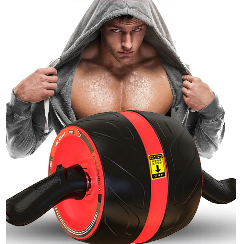 Ab Wheel Roller with Knee Pad Pro Fitness Equipment Ab Workout Machine Exercise Equipment Home Gym Core Training