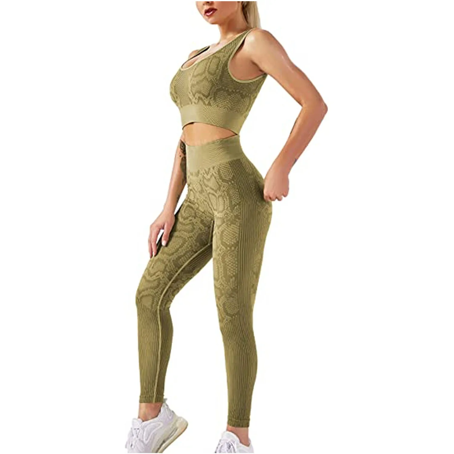
Wholesale High Waist Gym Mesh Long Sleeve Yoga Sets Sport Leggings and Top Gym Sets For Women 
