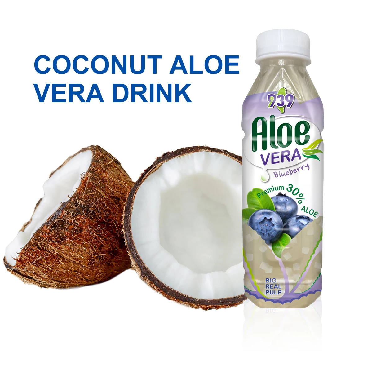 Aloe Vera Drink Original with Real Pulp Grape Juice added Beverage Product Development
