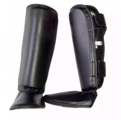 Cheap Price Hgih Quality Custom Black Shin Instep Custom Elastic Shin Guard Kick Boxing Shin Made In Pakistan