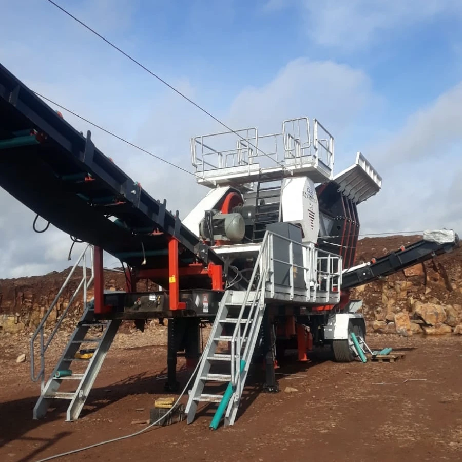 250-300 Tph Capacity PRIMARY Mobile Jaw CRUSHER, TOP QUALITY, 1.100 X 850 Mm Opening Size for SALE 250-300 T/h 10 Years