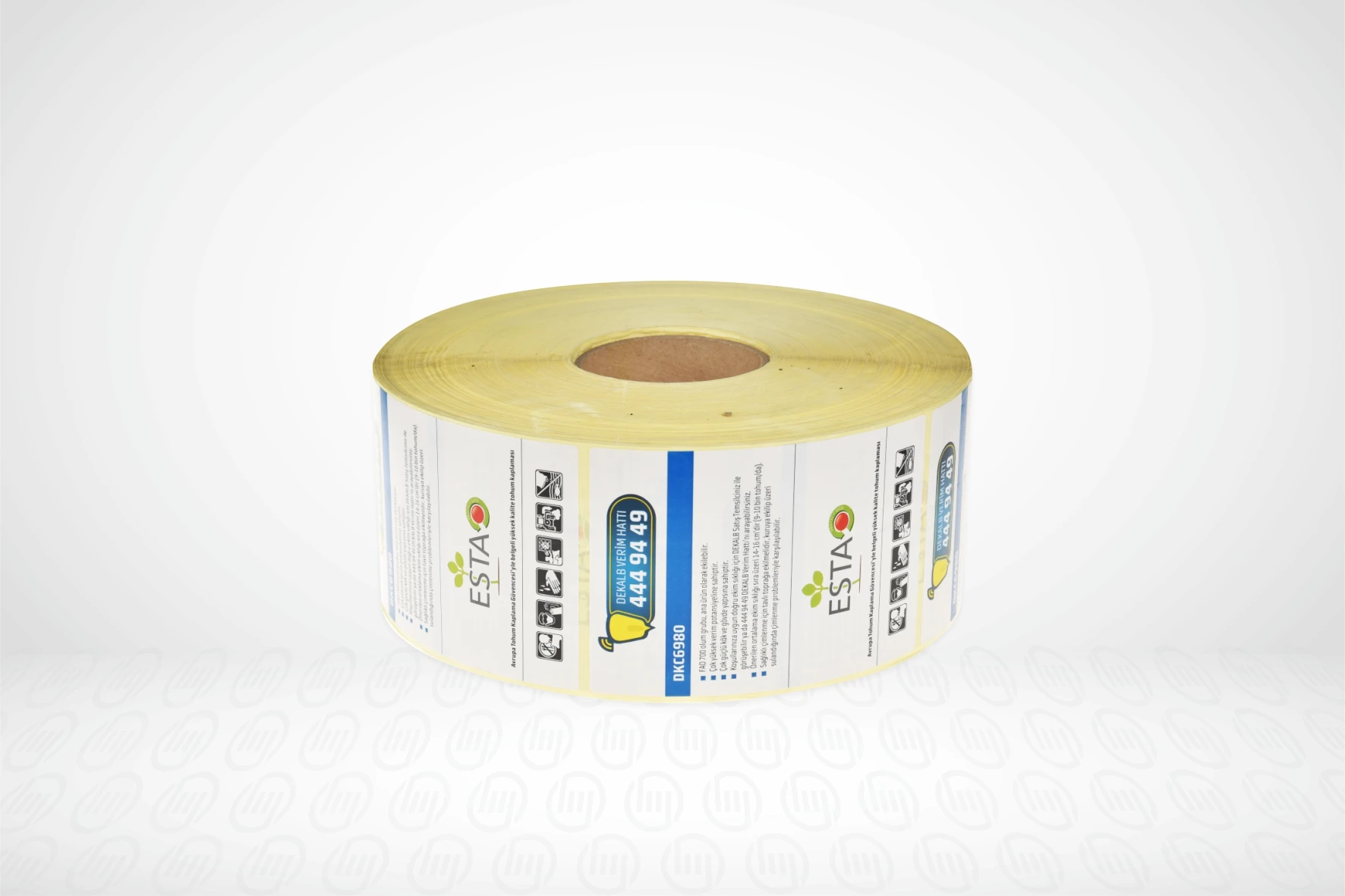 Клейкая лента в рулоне наполовину режущий нож с цветным принтом