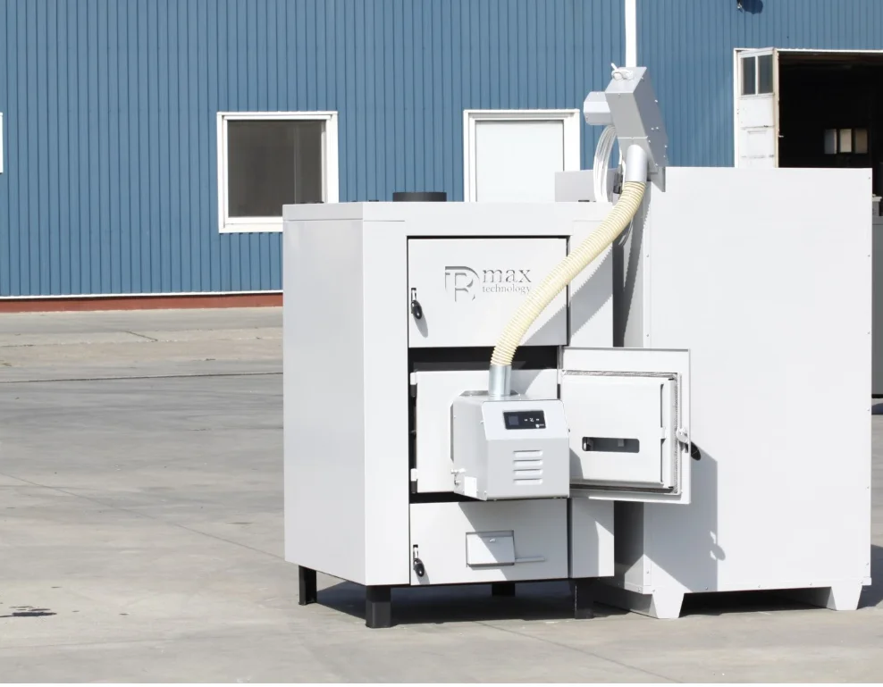 Бойлер Для древесных гранул B-max 56 для жилых помещений