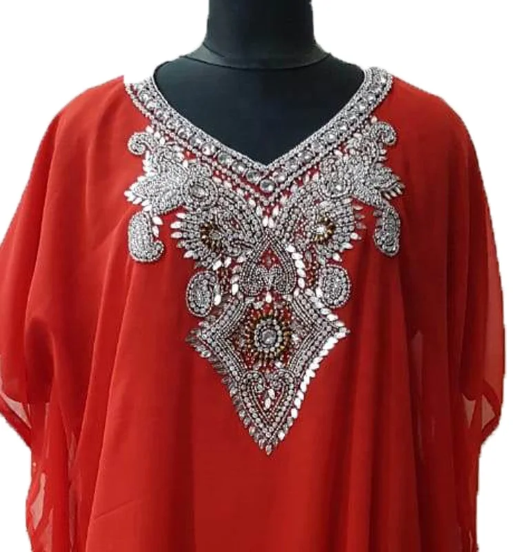 Exclusive Arabic Handmade Sequins Kaftan  dress