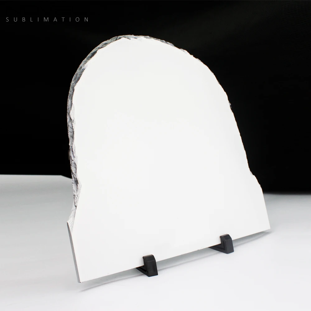Sublimation square shaped blank photo natural rock slate custom photo frame slates
