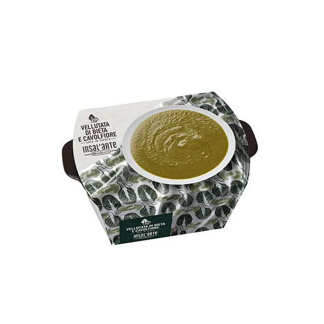 High Quality Italian vegetable vellutata di bieta e cavolfiore beet cauliflowers mashed 310 gr local taste negozio italiano