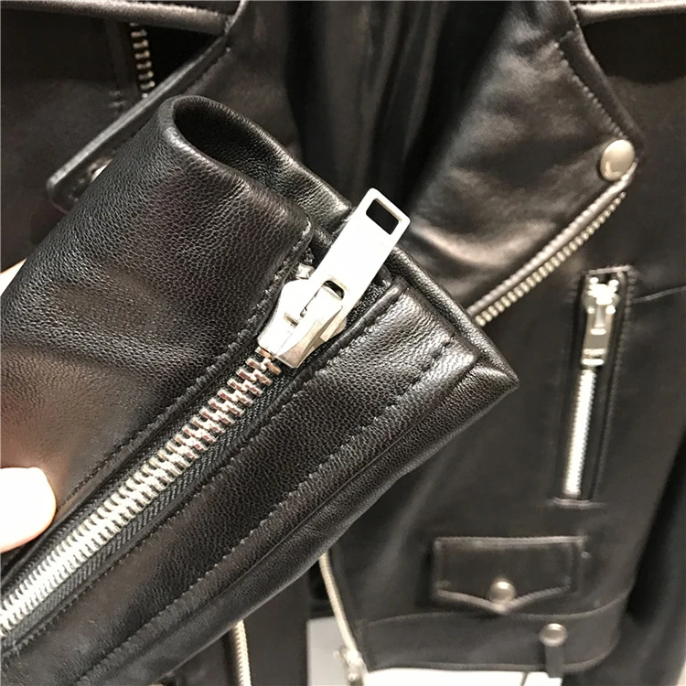 women genuine leather jacket ladies real sheepskin leather jacket