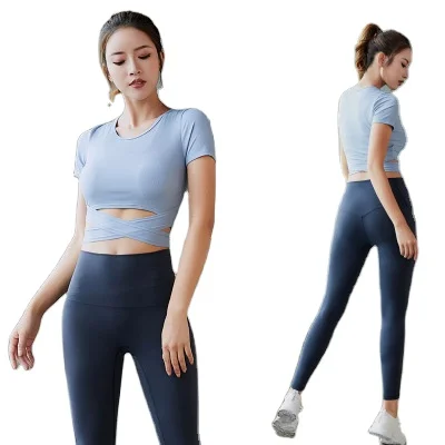 
 Европейский и американский стиль, костюм для йоги контрастных цветов, красивый красочный Топ, набор для йоги grayson sports  