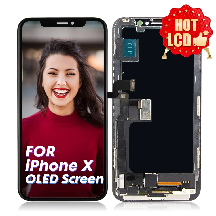 
2020 Hot selling for iPhone X OLED LCD Screen display assembly,for iPhone X lcd replacement with good quality  (62489352533)