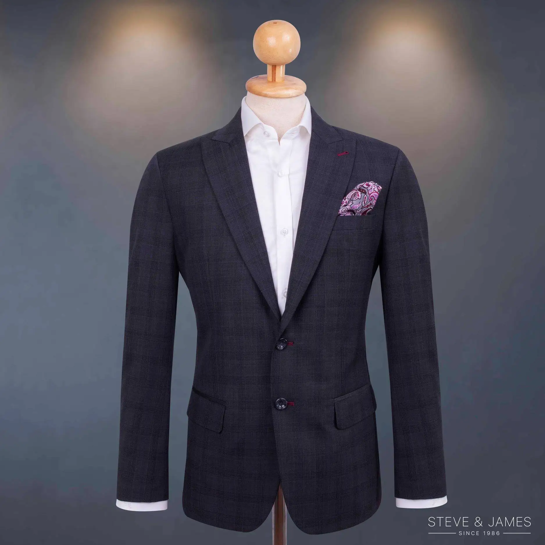 
Top Quality men wedding pant suits pictures for men from Steve & James 