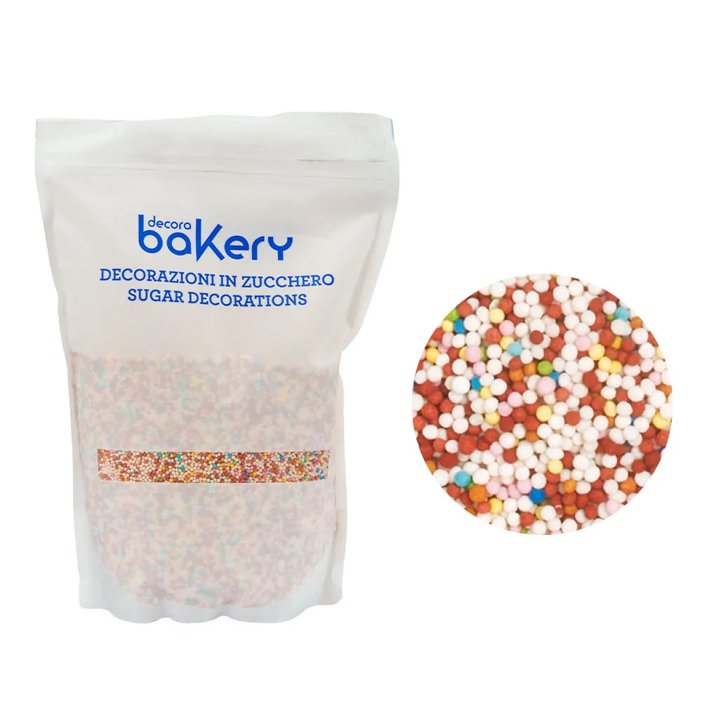 Съедобные украшения, мини-сахарные жемчужины Colormix 1 кг мм 1,5 для печенья, тортов и тортов