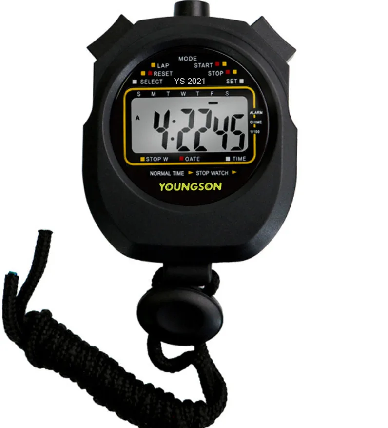Multifunction Outdoor Running Training Chronograph Digital Stopwatch Timer