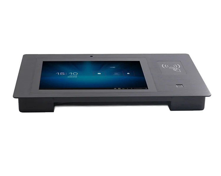 10 12 inch Android panel PC touch screen computer with RFID 125KHz 13.56MHz fingerprint