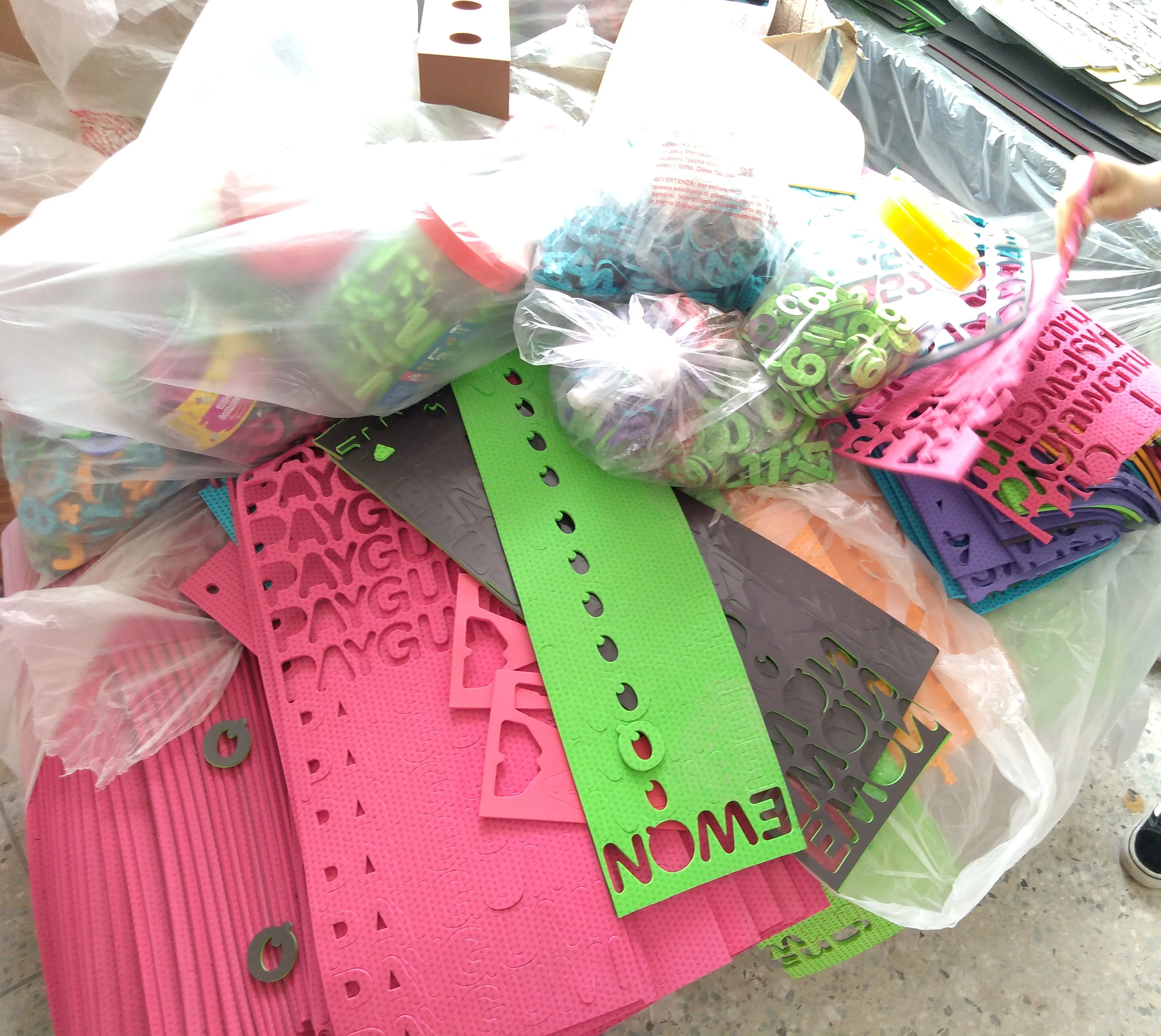 Logo design free sample service educational kids learning toys eva foam magnetic letter board numbers alphabet