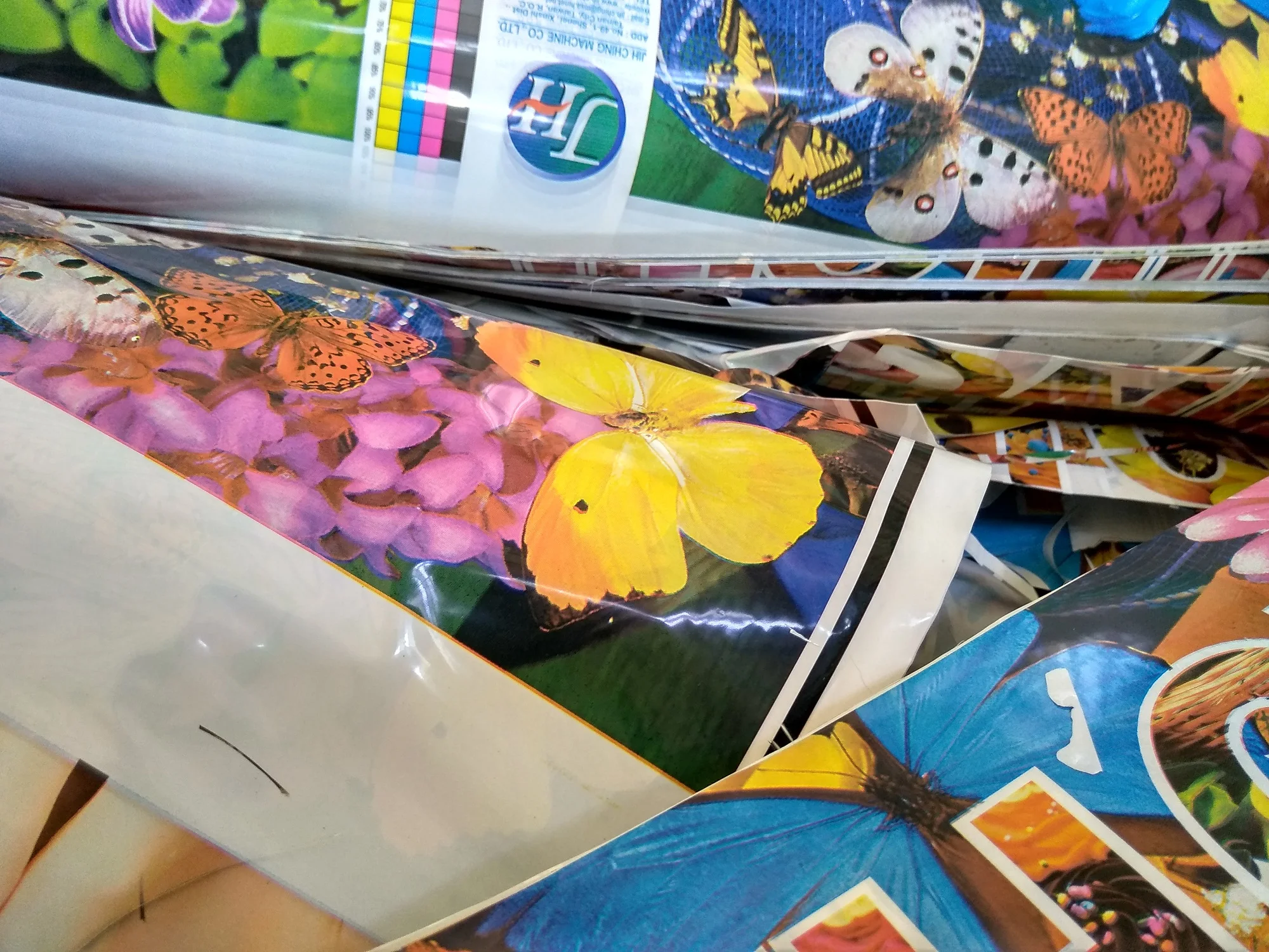 Тройная линия для переработки пленочного лома с принтом