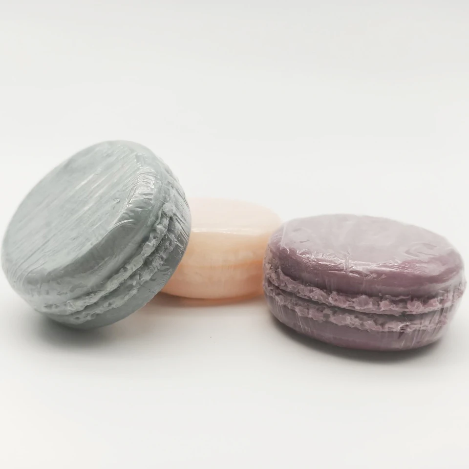 
Macaron style bulk hotel soap 