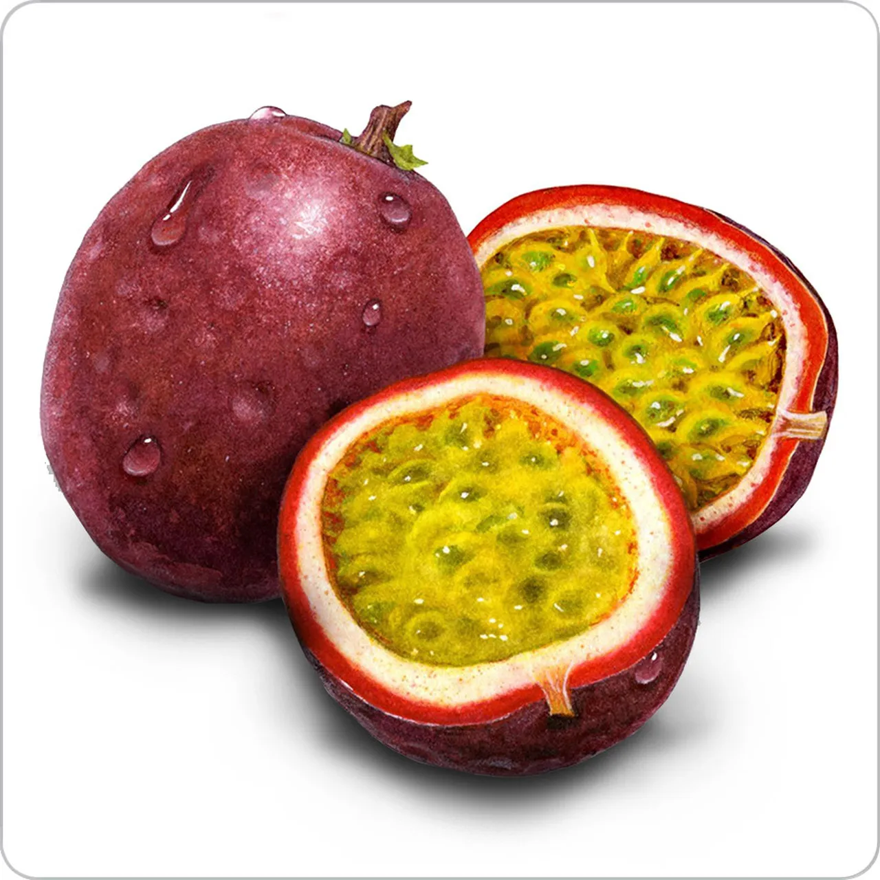 Best quality Frozen passion fruit with 12 months shelflife - Passion fruit puree cube - Passion fruit seed