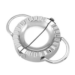 Stainless steel dumpling press