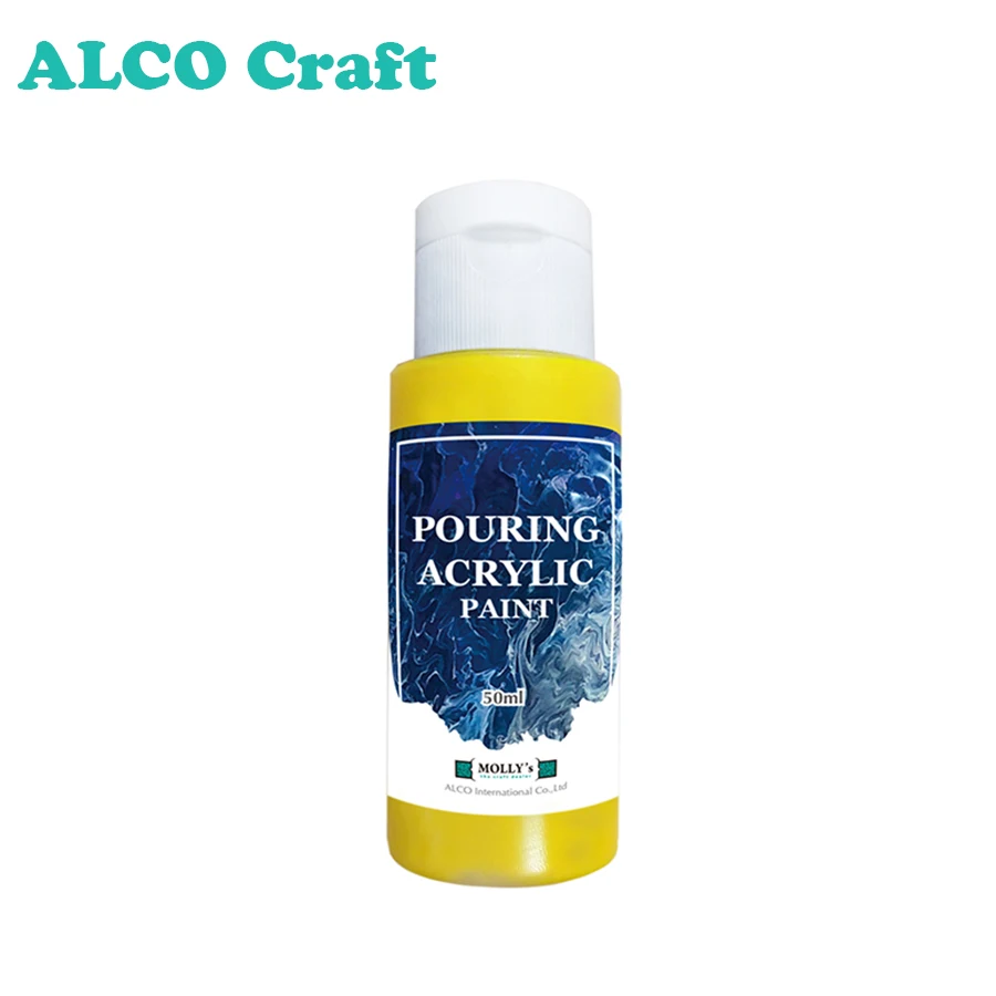 
50ml pouring acrylic paint for art and craft 