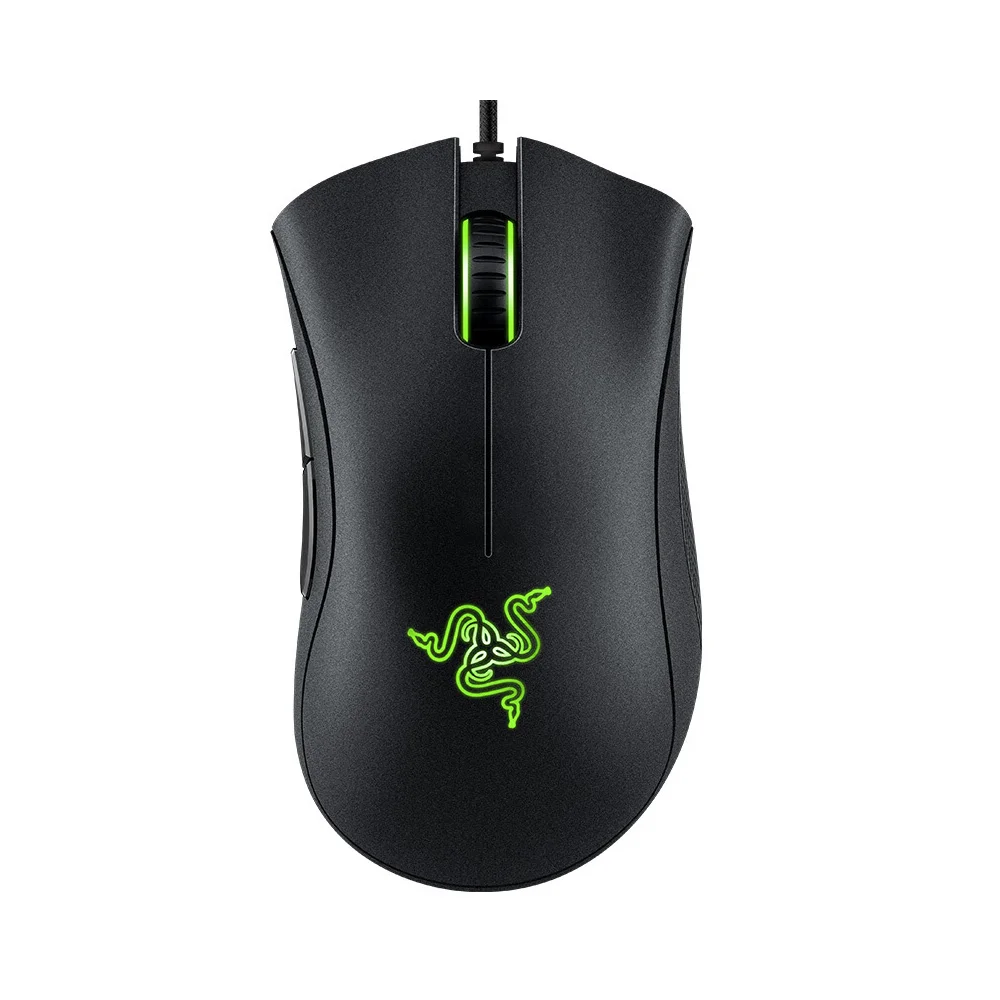 Ergonomic Original Razer Deathadder Wired Game Mouse Essential 6400 DPI Optical Professional Grade Gaming Mouse