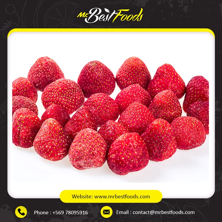 Замороженная цельная клубника класса B IQF