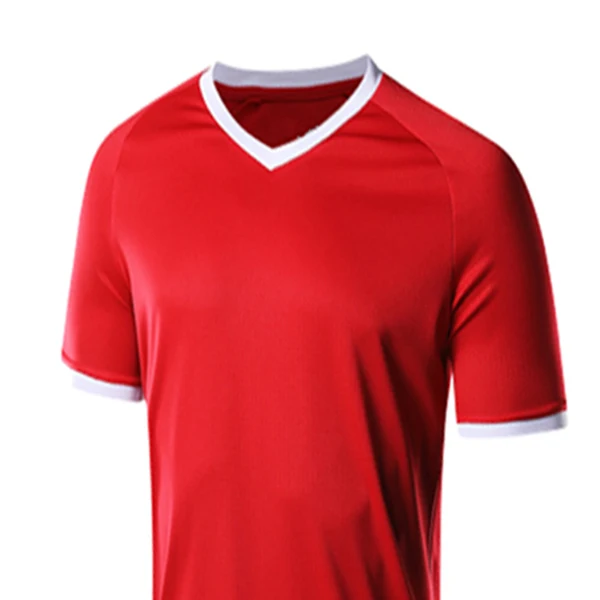 High quality Soccer Uniform Sublimation Buy Football Jerseys Uniforms Kit Online Custom Jersey Football Jersey red color set