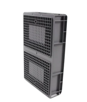 Custom Logo Solid Industrial Crates Hard Plastic Boxes PP Short Storage Containers Plastic Packaging Containers