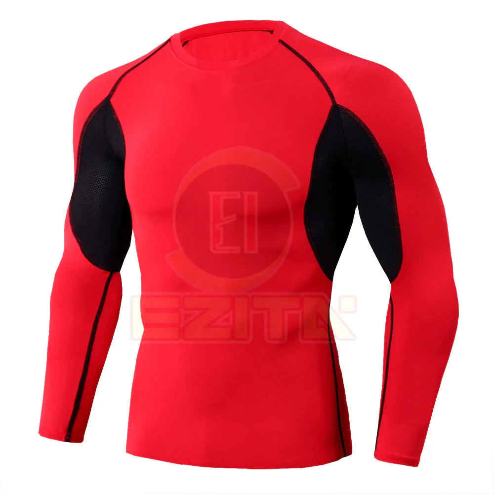 Мужская компрессионная одежда с длинным рукавом, на заказ