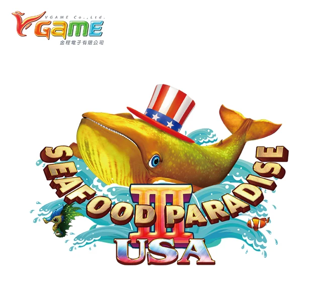 Shooting Game - Seafood Paradise III USA - Fish Table Game Board for Arcade Game Room and Sweepstakes