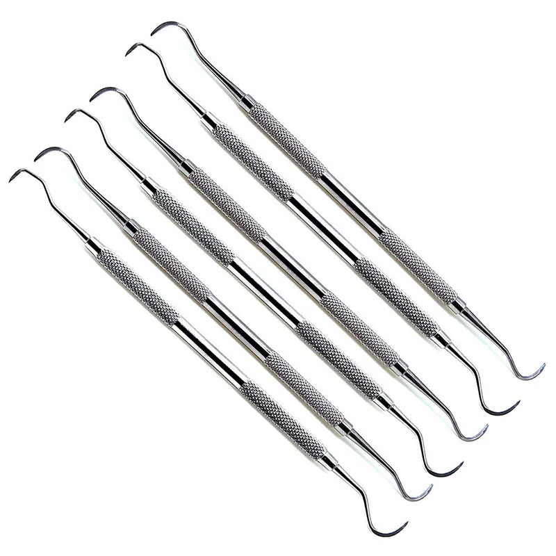 Стоматологический пародонтальный Зонд из нержавеющей стали с скалером, инструмент для изучения эндодонтической калибровки, инструмент для ремонта имплантации и хирургии