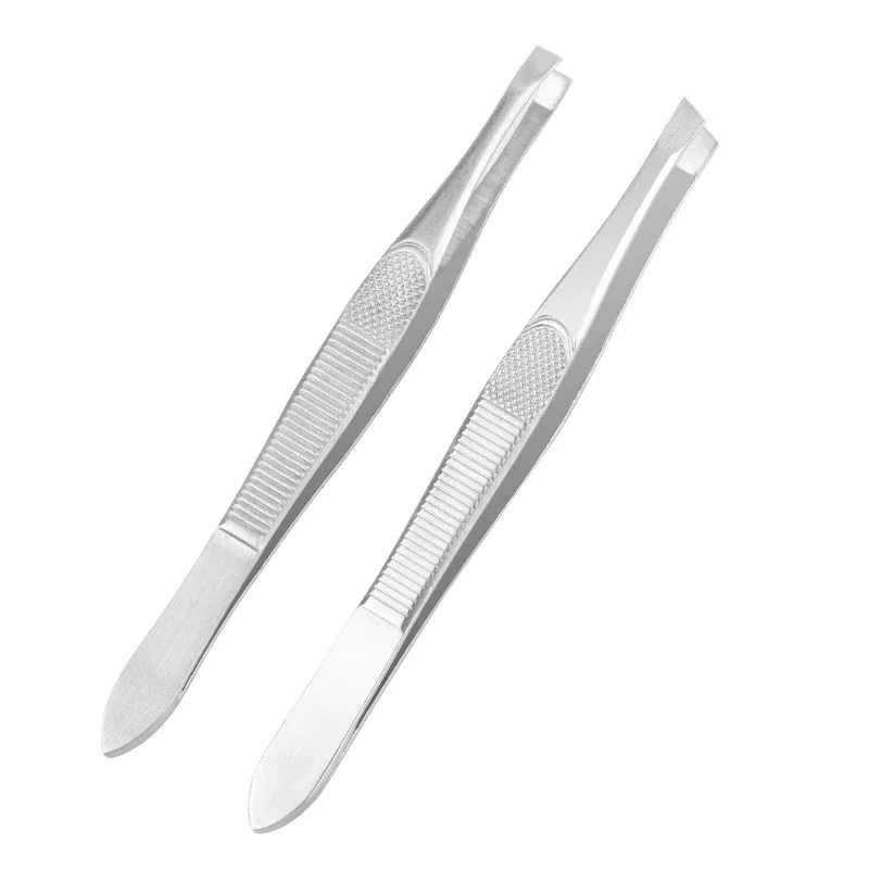 1 Pcs Colorful New Arrival Professional Stainless Steel Tweezer Eyebrow Face Nose Hair Clip Remover Tool Banana Clip