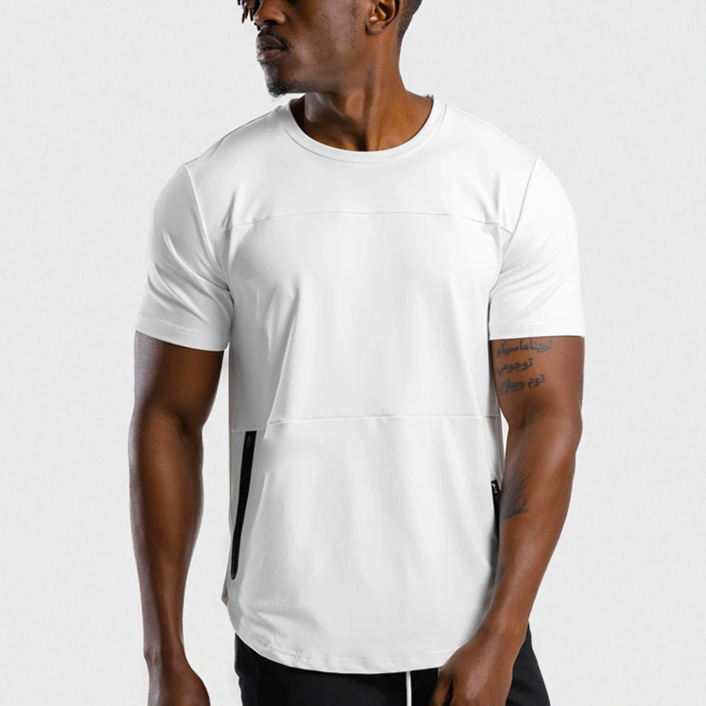 Fashionable Milky White color plain T-shirt