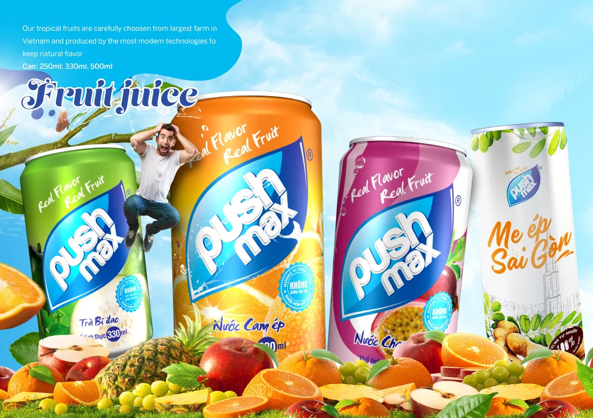 Вьетнамская поставка напитков зимний тыквенный чай фруктовый сок алюминиевая банка 330 мл лучшее качество оптовая продажа хорошая цена