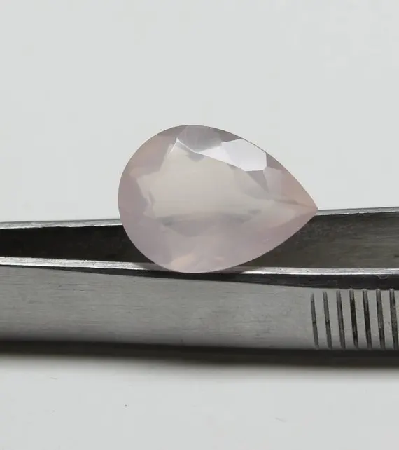 2mm 3mm Natural Rose Quartz Faceted Pear Cut Wholesale Semi Precious Loose Gemstones at Factory Price From Manufacturer Buy Now