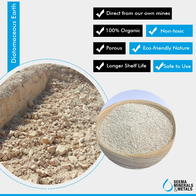 Exclusive Selling Best Grade Natural Diatomaceous Earth Grains for Animal Bedding at Least Price