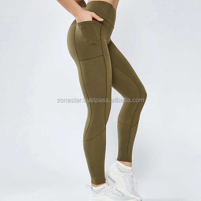 Hot Selling Elastic Tights High Waist Tummy Control Outdoor Fitness Workout Pant Sports Gym Leggings Butt Lift Yoga leggings