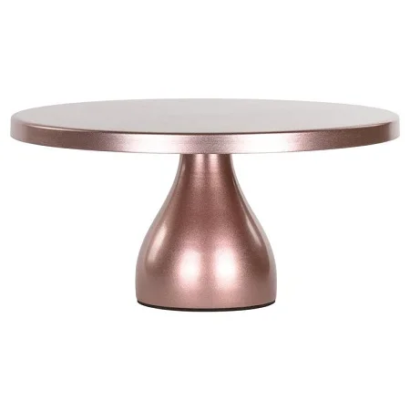 Weddings Party Luxurious Style Cake Serving Stand Nickle Plated Finishing Round Shape Metal Cake Stand At Low Price