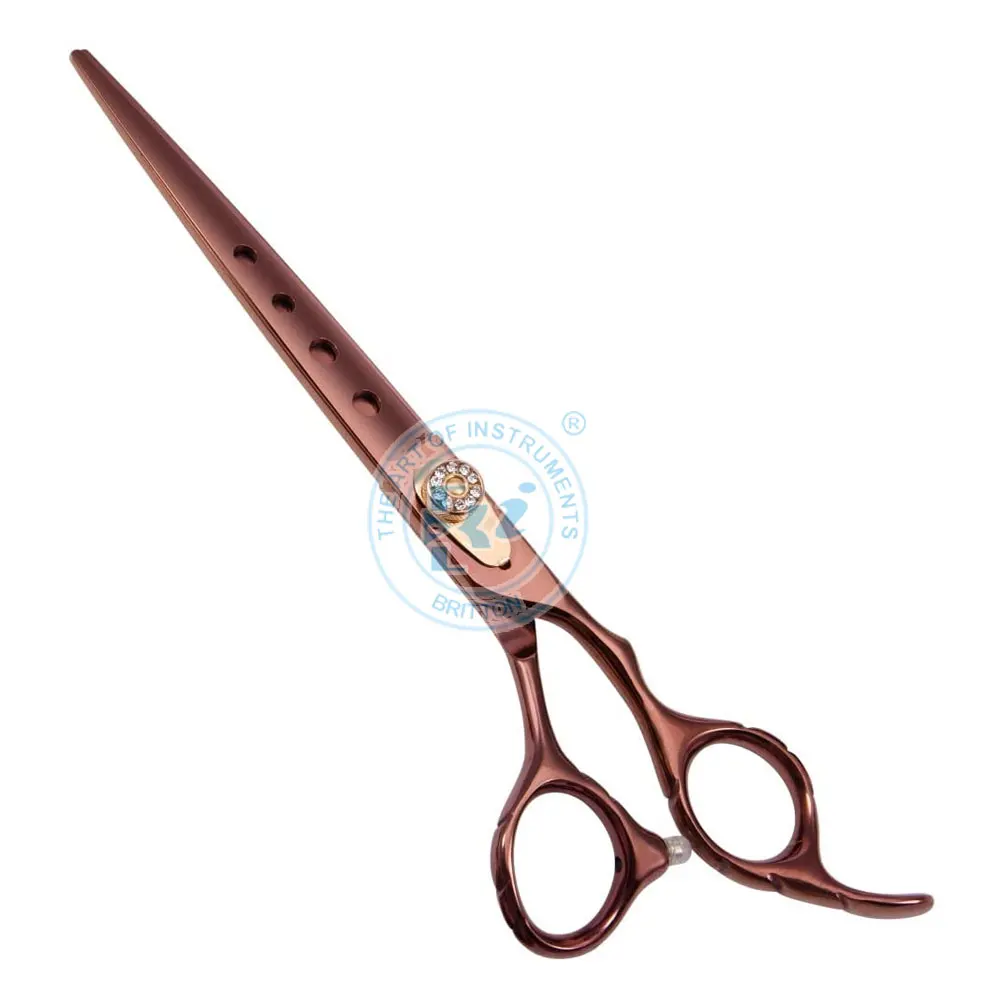 Stainless Steel Pet Dogs Grooming Scissors Up Down Curved Shears Scissor