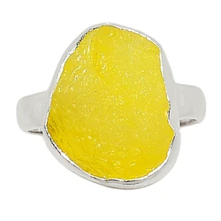 Brucite Rough Ring Brucite Rough Silver Gemstone Jewelry,  Bulk Suppler Of Brucite Jewelry 925 Jewellery Natural